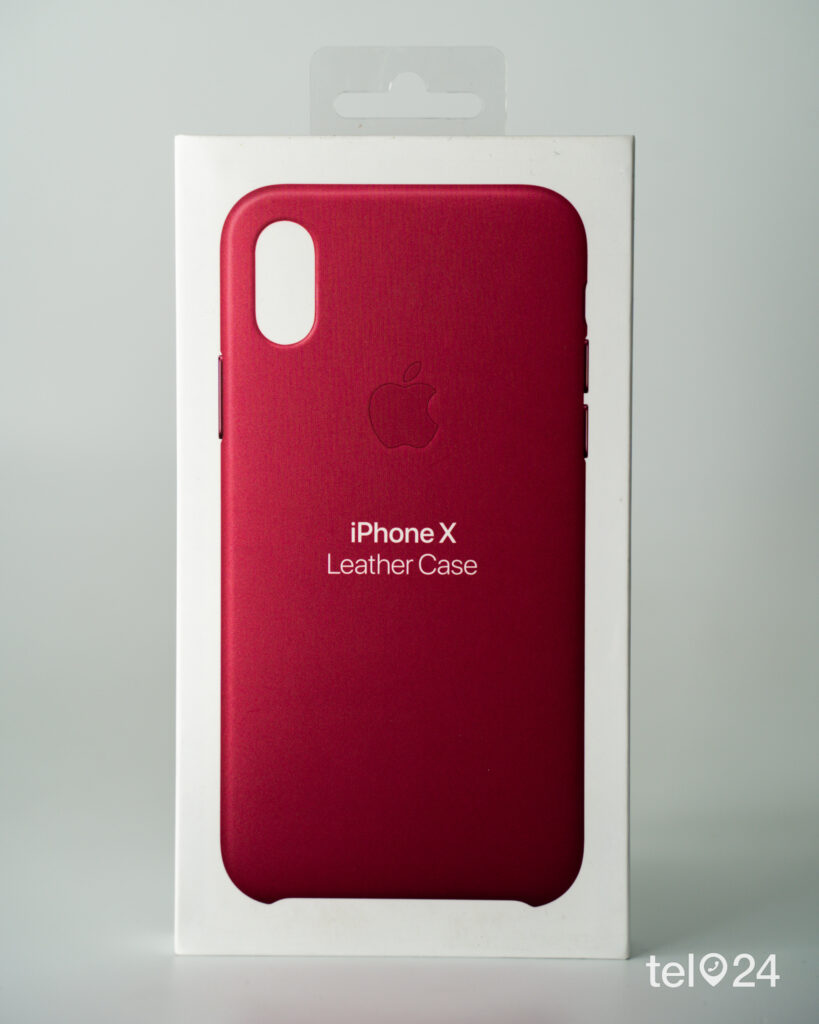 iPhone X/XS Leather Case Pink Fuchsia