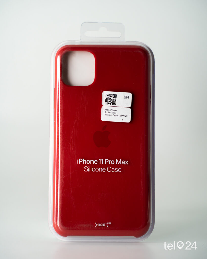 iPhone 11 Pro Max Silicon Case Red