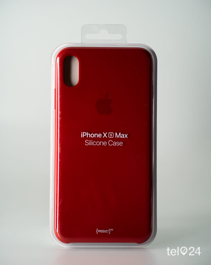iPhone XS Max Silicon Case Red