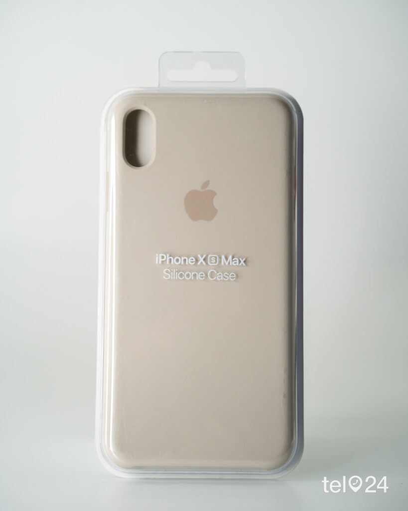 iPhone XS Max Silicone Case Stone