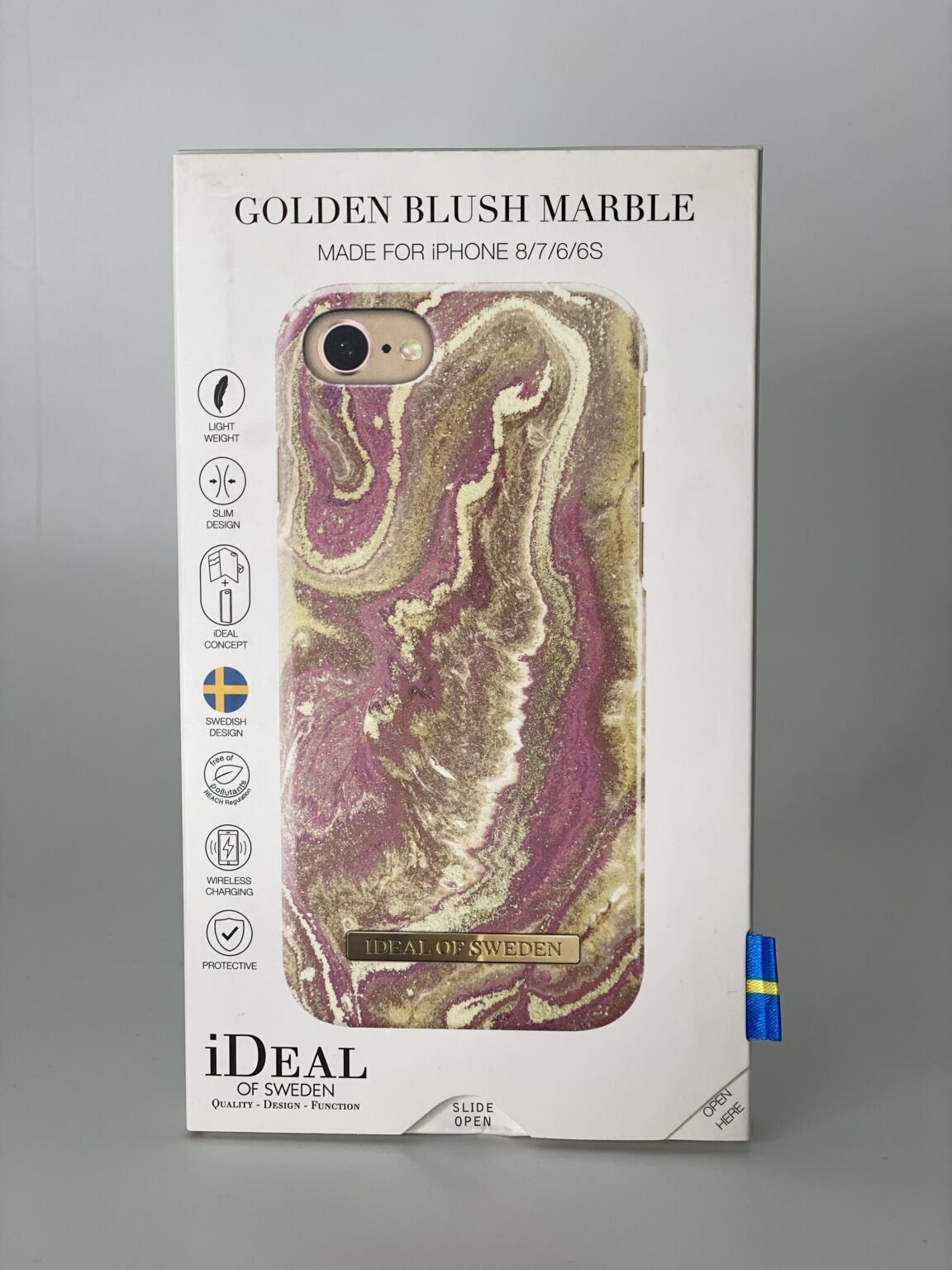 iDeal of Sweden case Golden Blush Marble- iPhone 6 / 6S / 7/8