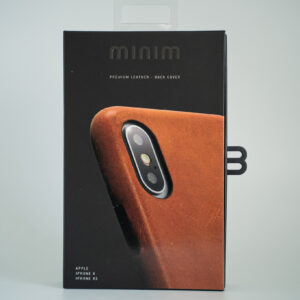 iPhone X/XS leather case Minim