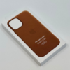iPhone 12 mini Leather Case - Saddle Brown