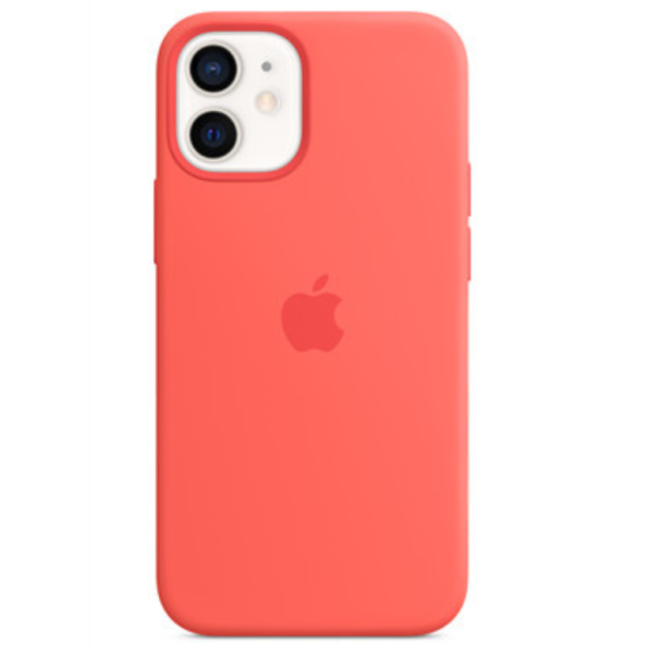 iPhone 12 mini Silicone Case - Pink Citrus