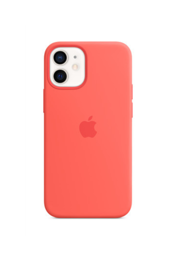 iPhone 12 mini Silicone Case - Pink Citrus