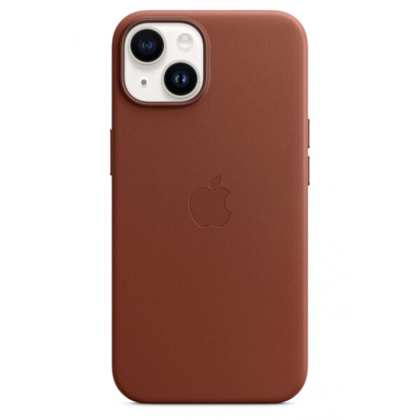 iPhone 14 Leather Case - Umber