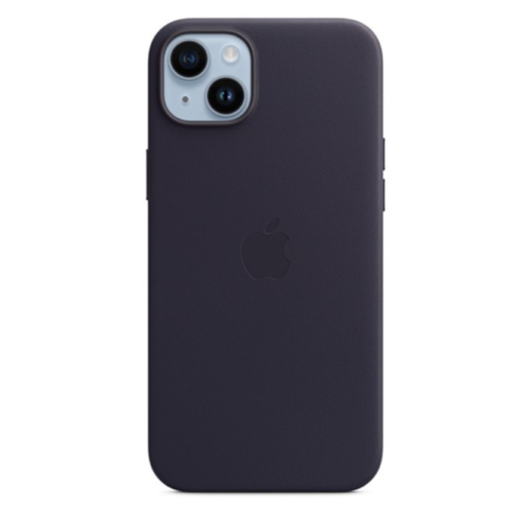 iPhone 14 Plus Leather Case Midnight Originaal Nahast Ümbris