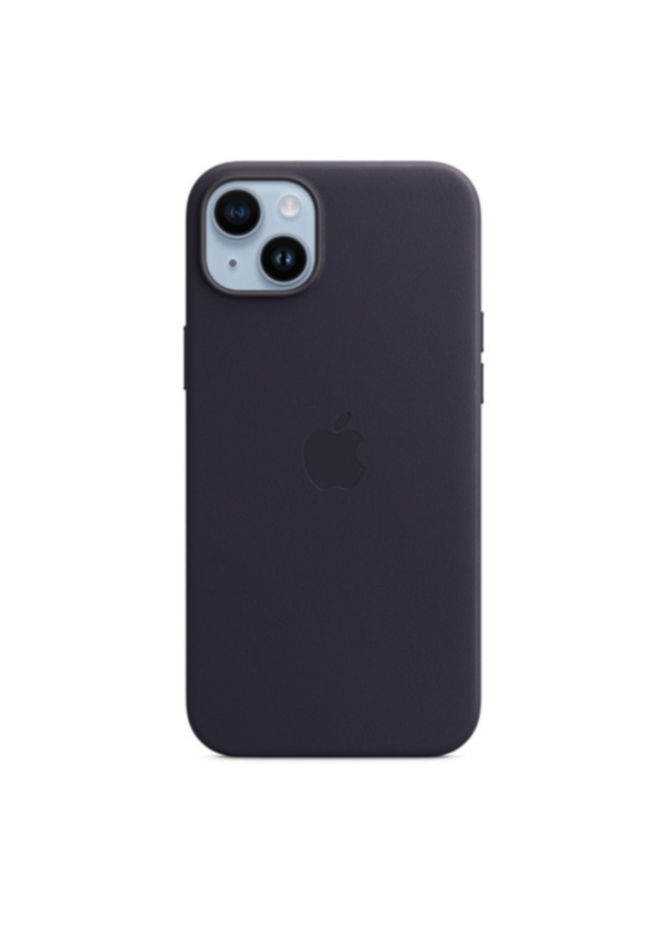 iPhone 14 Plus Leather Case - Midnight