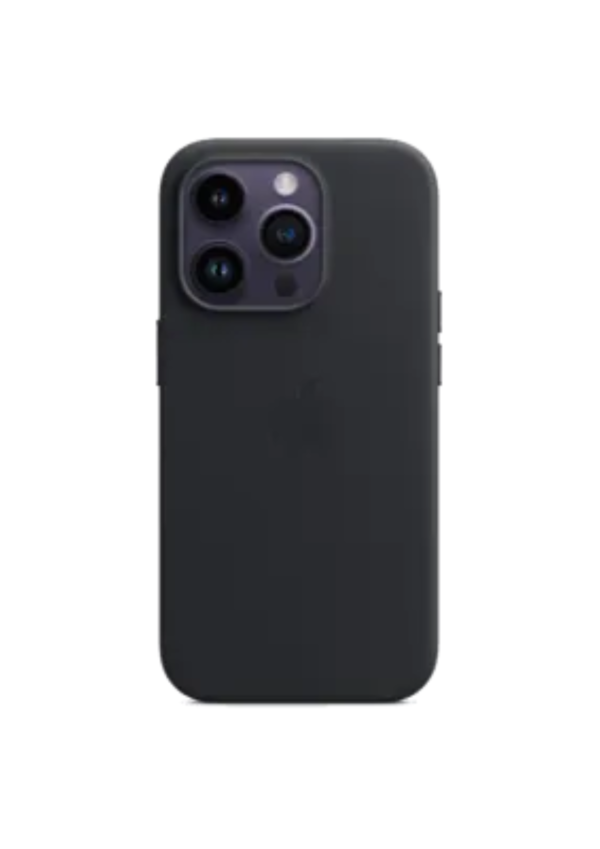 iPhone 14 Pro Leather Case - Midnight