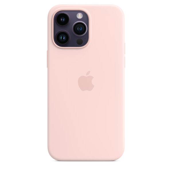 iPhone 14 Pro Max silicone case - Chalk pink