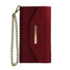 iDeal Of Sweden iPhone X ümbris Mayfair Clutch Velvet Red