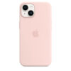 iPhone 14 Silicone Case Chalk Pink Originaal Ümbris